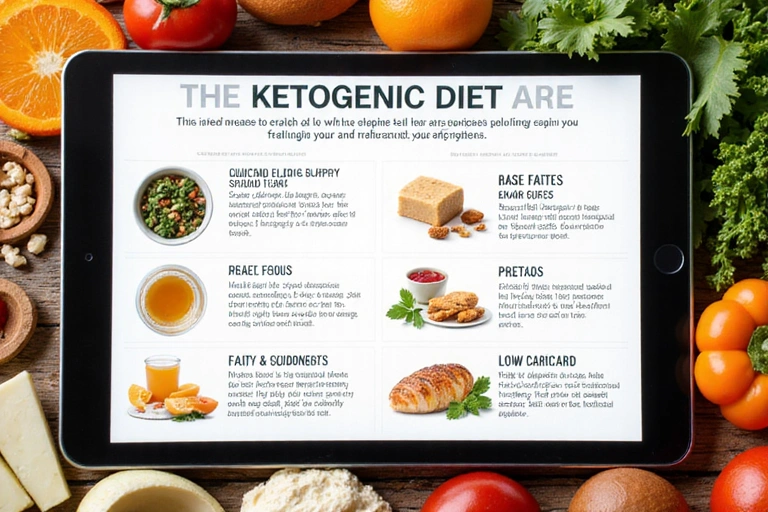 Grafici e infografiche che spiegano la dieta chetogenica